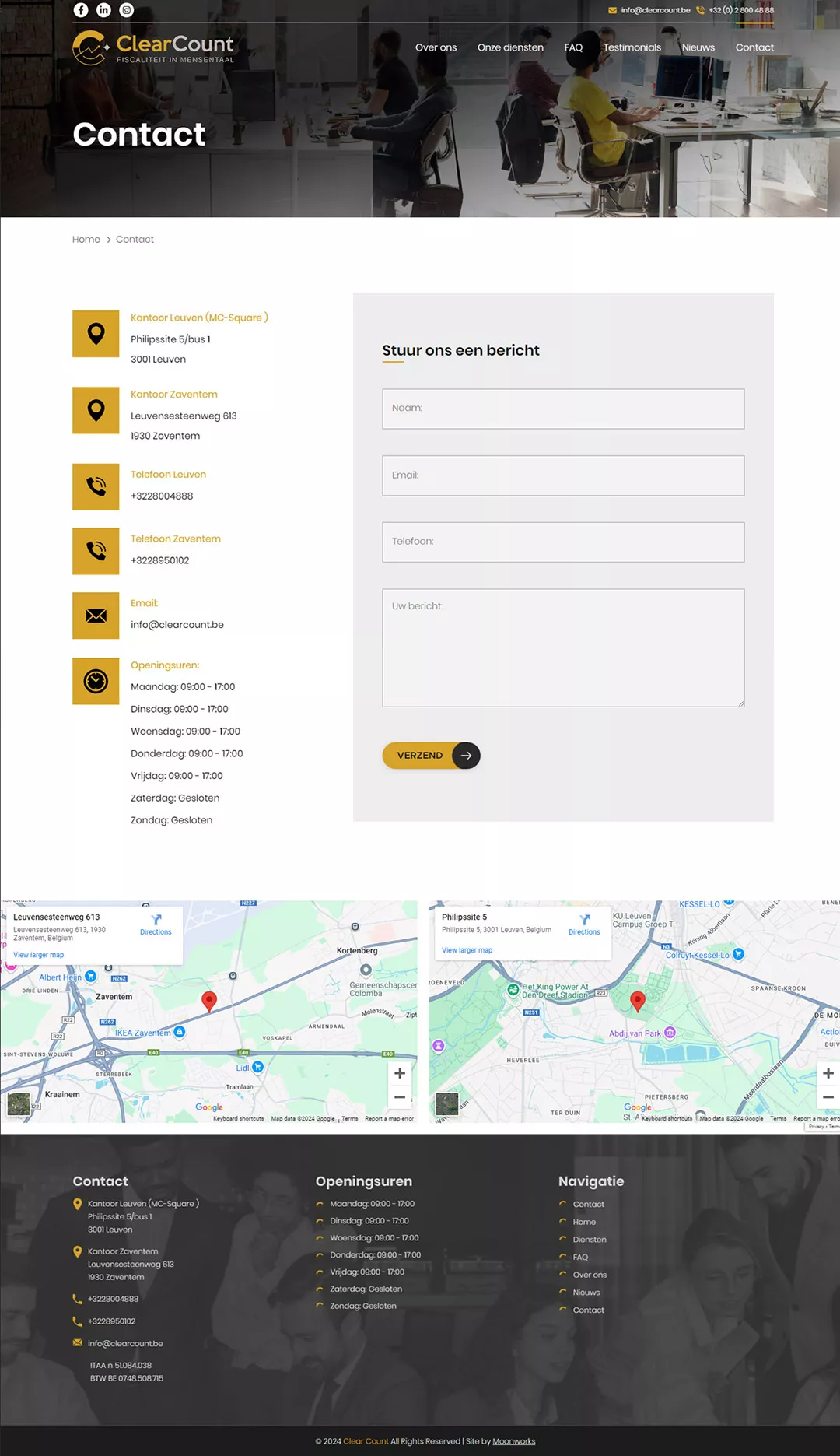 Website & logo ClearCount